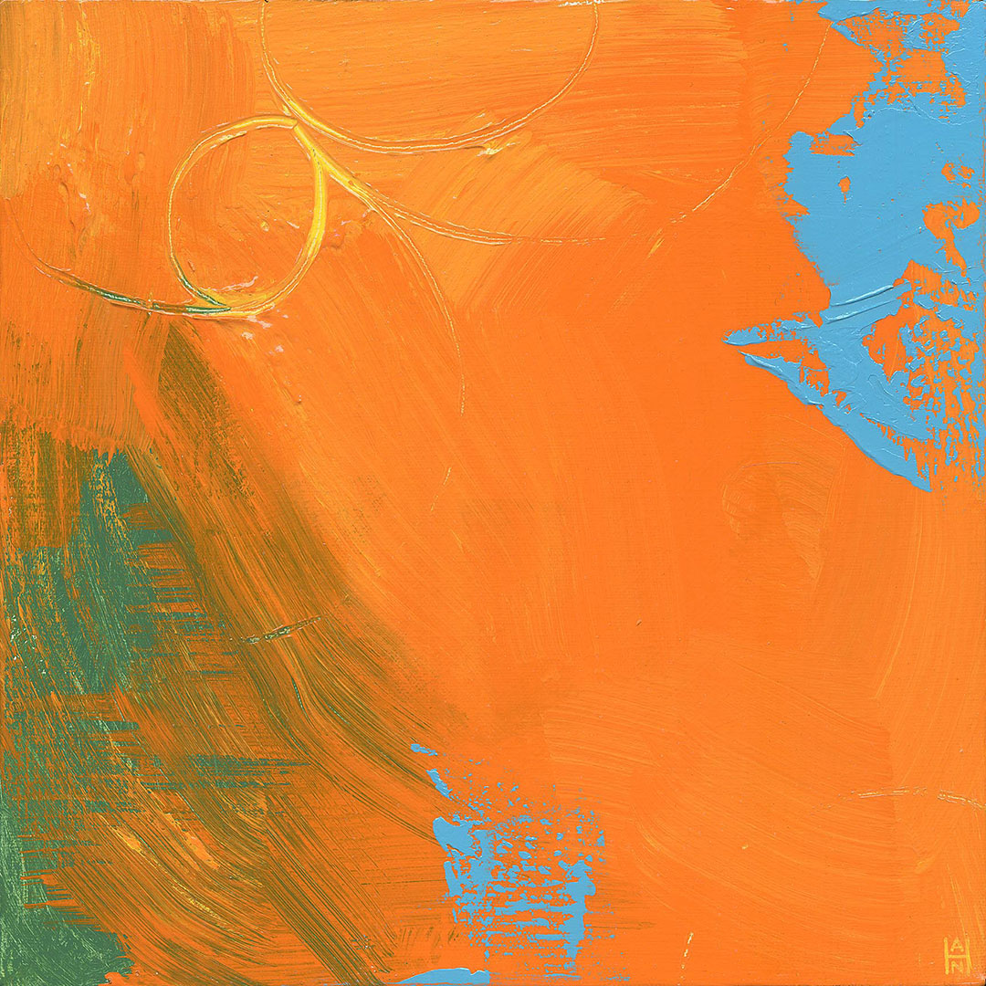 "Catalyst 2", acrylic on canvas, 12" x 12", $300