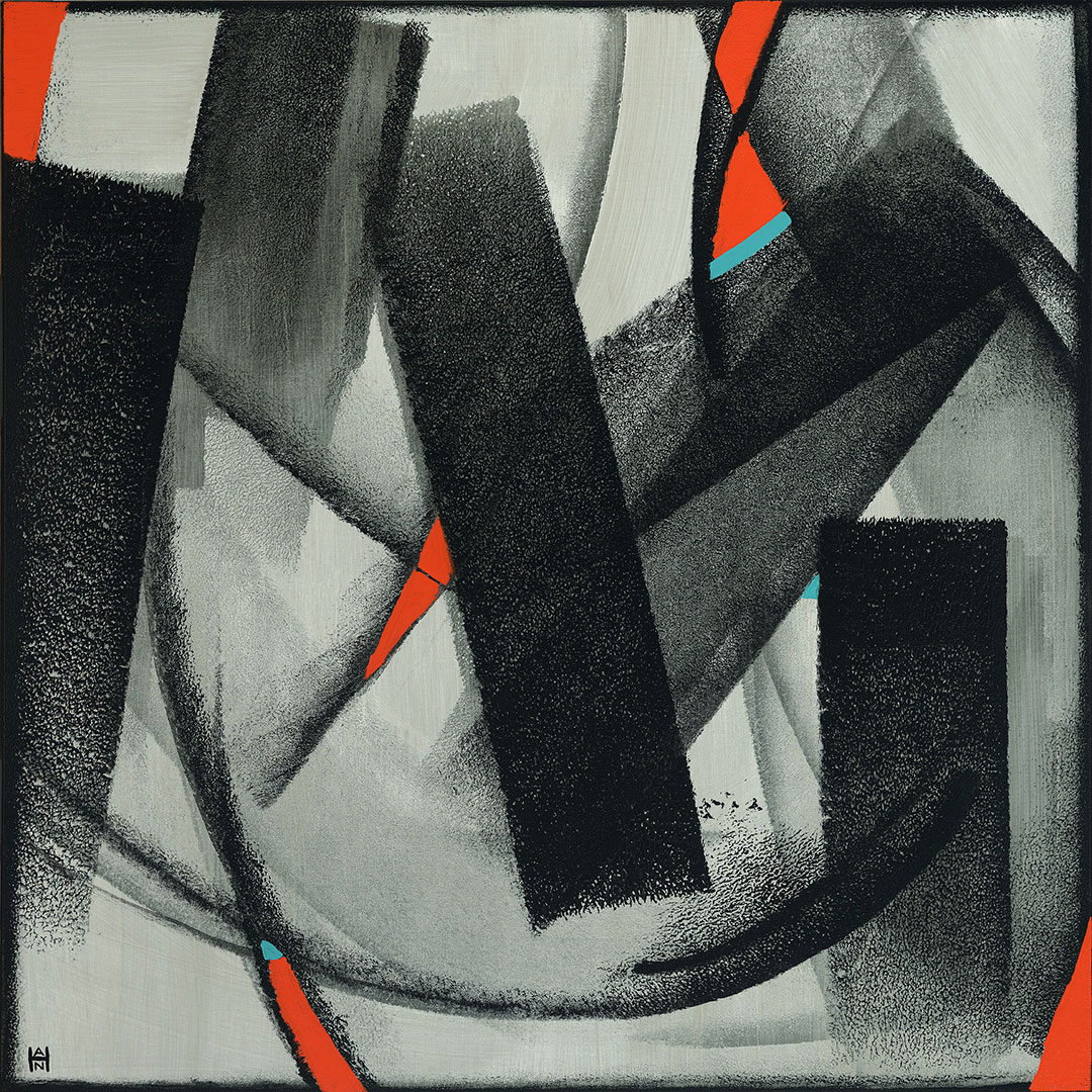 "Vertices", acrylic on canvas, 36" x 36"