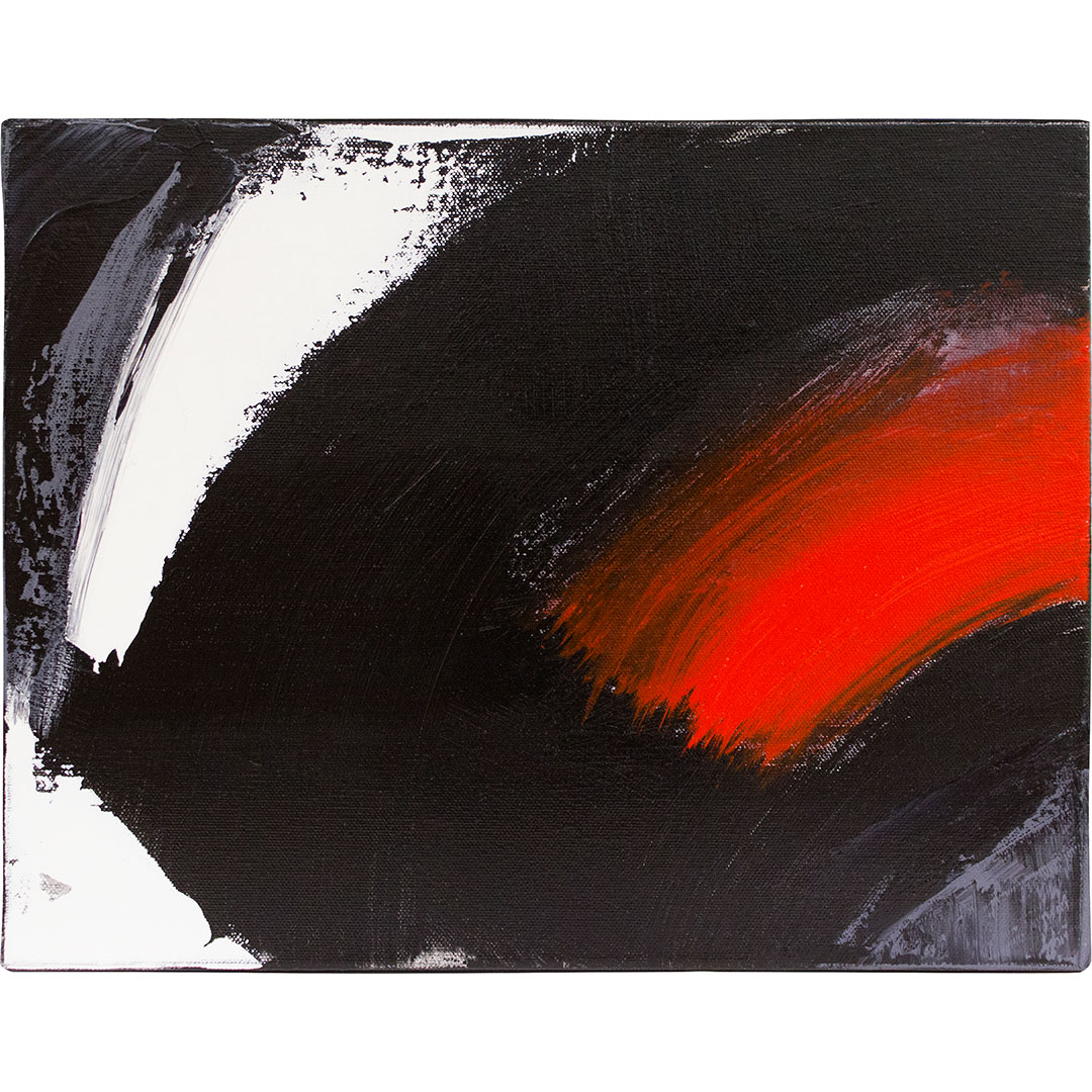 "Ferrous 2", acrylic on canvas, 11" x 14", $300