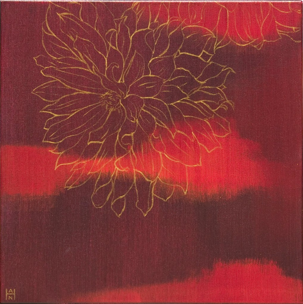 Solaris 2, acrylic on canvas, 14" x 14", $350