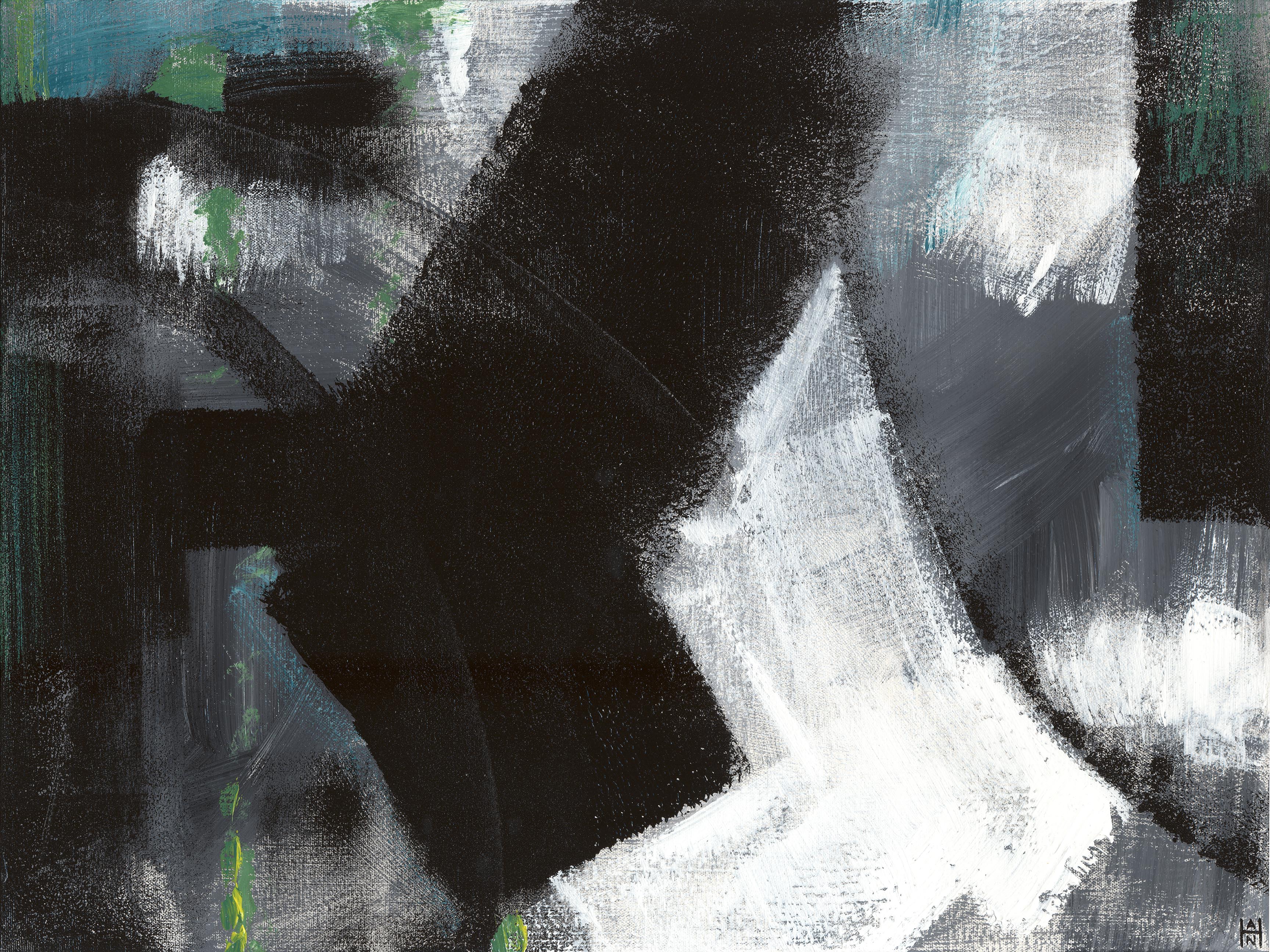 "Obfuscation 2", Acrylic on canvas, 19" x 25" (framed)